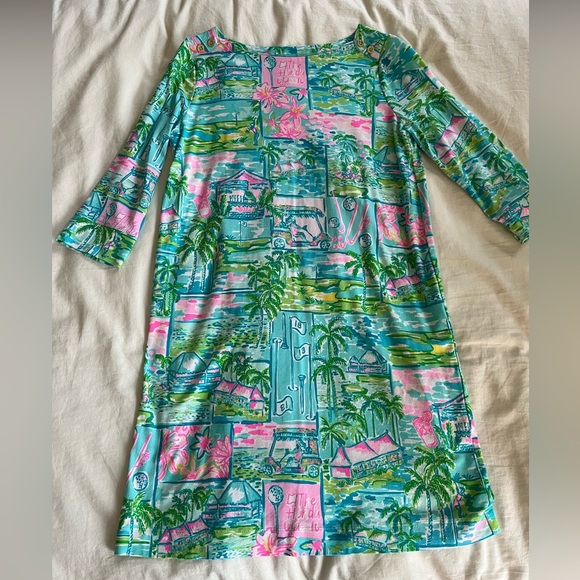 Lilly Pulitzer Honda Classic 3/4 Sleeve Dress - Picture 1 of 2